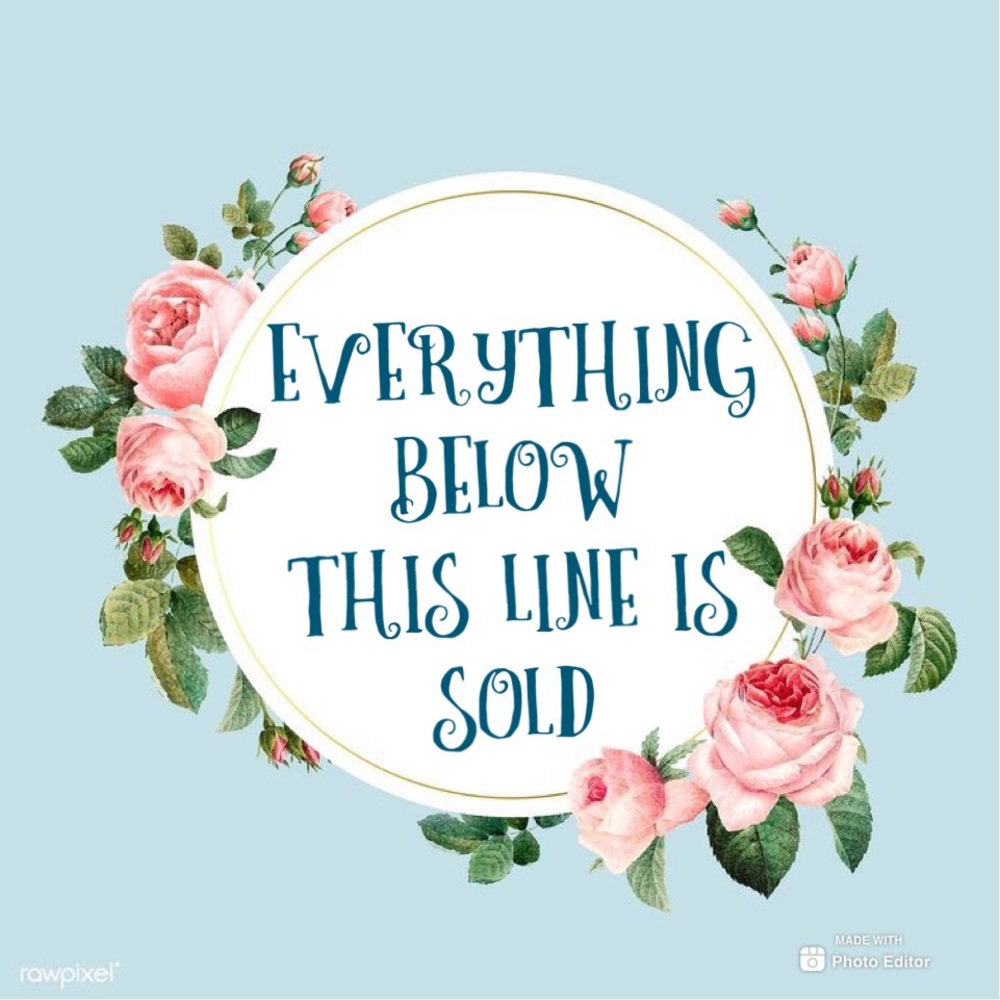 Everything Below This Line Sold